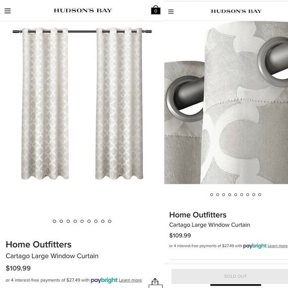 New 54x108 Curtains/Drapes - Picture 1 of 1